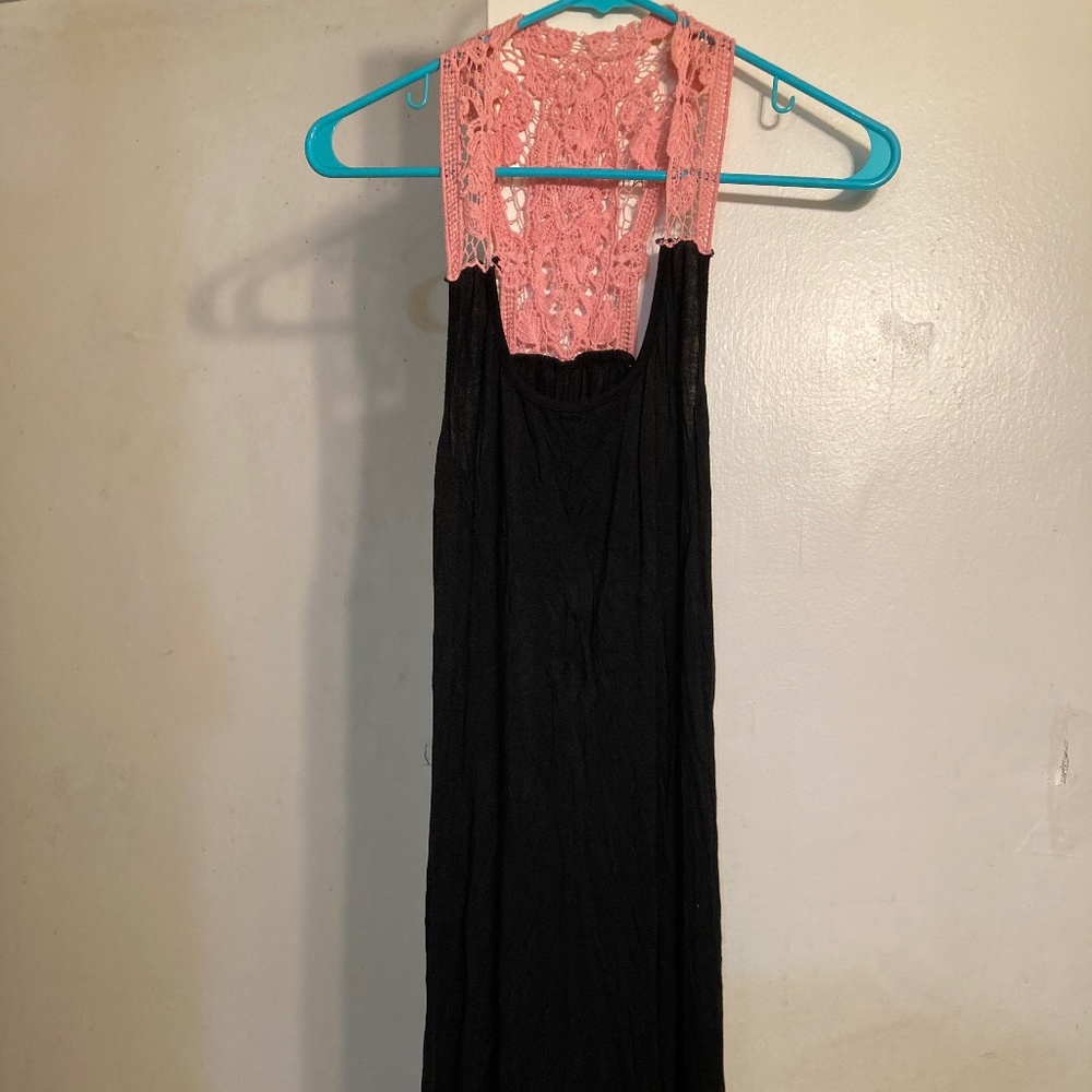 NWOT Black Slinky Tank Dress